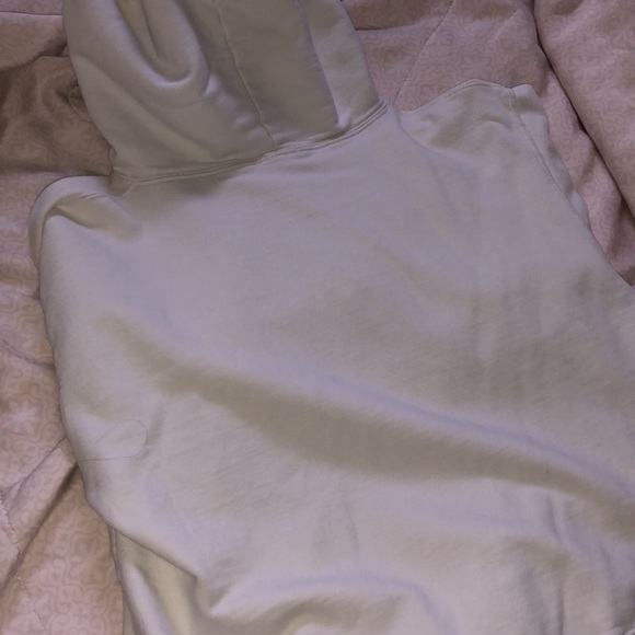 brandy melville white flame christy hoodie - Picture 4 of 4